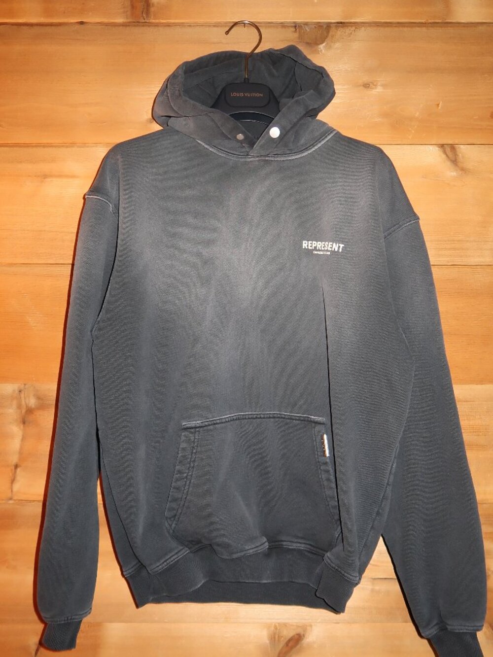 Represent Washed Black Hoodie XXS - Picture 5 of 6
